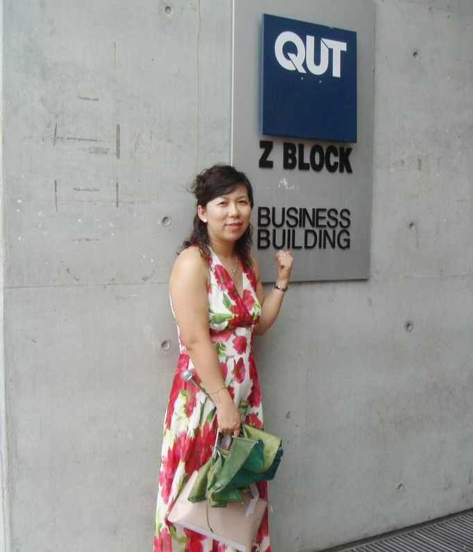2008年走访澳大利亚昆士兰科技大学